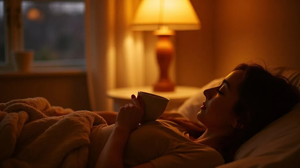 Ambiance calme du soir avec une tisane : magnésium, détente et sommeil